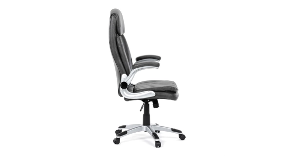 Kancelářská židle KALSARCAN, šedá ekokůže