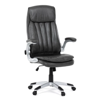 Kancelářská židle KALSARCAN, šedá ekokůže