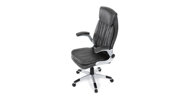 Kancelářská židle KALSARCAN, šedá ekokůže