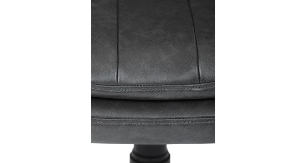 Kancelářská židle KALSARCAN, šedá ekokůže