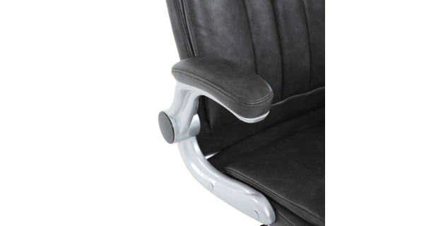 Kancelářská židle KALSARCAN, šedá ekokůže