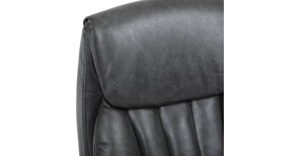 Kancelářská židle KALSARCAN, šedá ekokůže