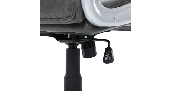 Kancelářská židle KALSARCAN, šedá ekokůže