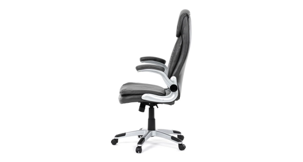 Kancelářská židle KALSARCAN, šedá ekokůže