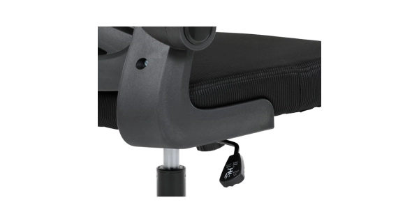 Kancelářská židle LAPAME, černá síťovina