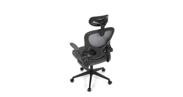 Kancelářská židle LAPAME, šedá síťovina