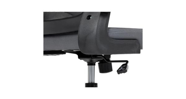 Kancelářská židle LAPAME, šedá síťovina