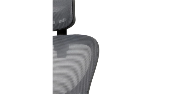 Kancelářská židle LAPAME, šedá síťovina