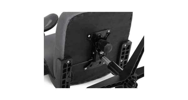 Kancelářská židle LAPAME, šedá síťovina