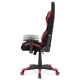 Kancelářská židle MALINOIS, červená/černá