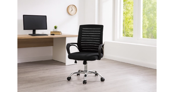 Kancelářská židle MANFORA, černá