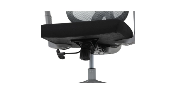 Kancelářská židle MANUCA, šedá/černá síťovina