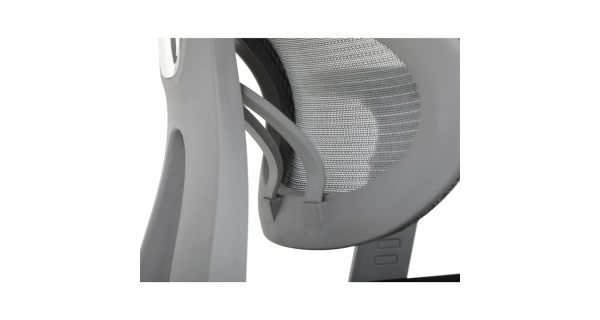 Kancelářská židle MANUCA, šedá/černá síťovina