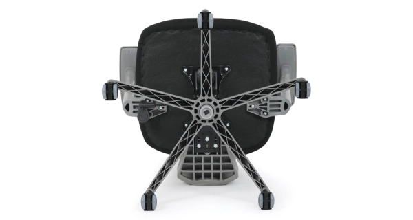 Kancelářská židle MANUCA, šedá/černá síťovina