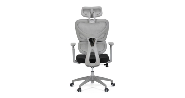 Kancelářská židle MANUCA, šedá/černá síťovina