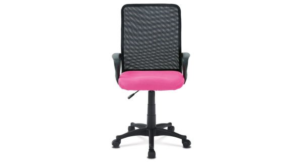 Kancelářská židle MEDLEY, růžová / černá