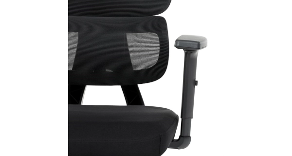 Kancelářská židle MOLINER, černá síťovina