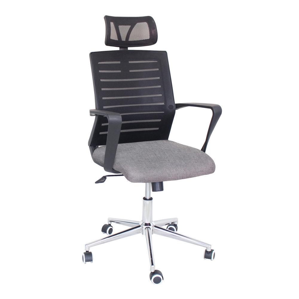 Kancelářská židle VALLADOLID, černá/šedá