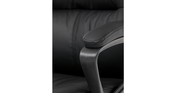 Kancelářská židle MORLEMPON, černá ekokůže