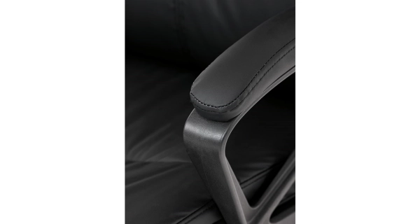 Kancelářská židle MORLEMPON, černá ekokůže