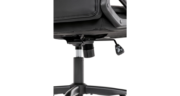 Kancelářská židle MORLEMPON, černá ekokůže