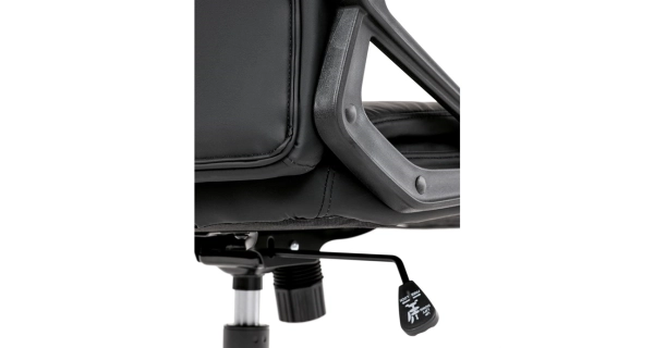 Kancelářská židle MORLEMPON, černá ekokůže