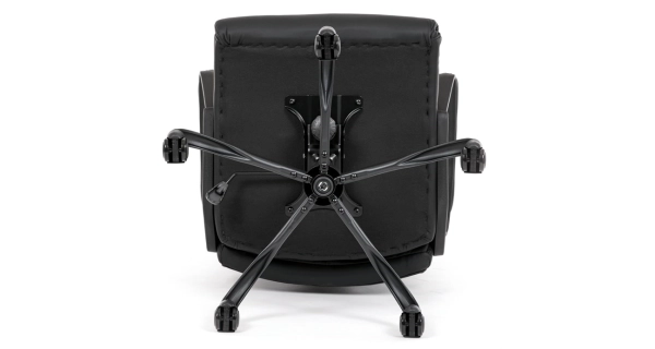 Kancelářská židle MORLEMPON, černá ekokůže