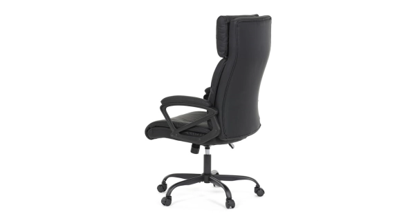 Kancelářská židle MORLEMPON, černá ekokůže