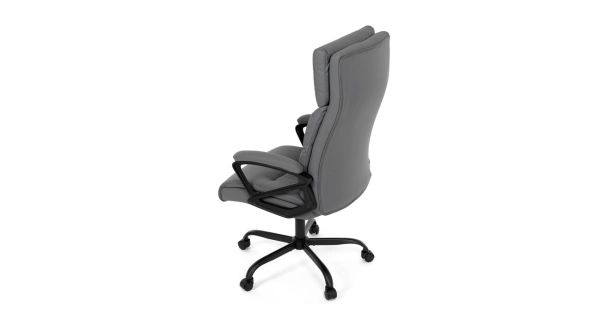 Kancelářská židle MORLEMPON, šedá ekokůže