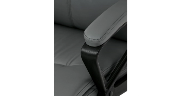 Kancelářská židle MORLEMPON, šedá ekokůže