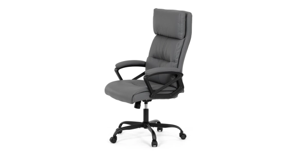 Kancelářská židle MORLEMPON, šedá ekokůže