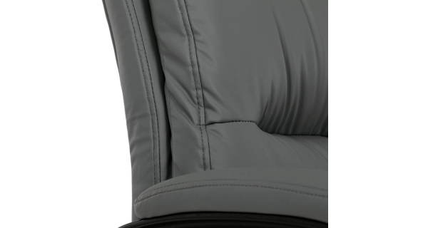 Kancelářská židle MORLEMPON, šedá ekokůže