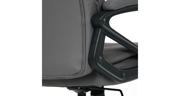 Kancelářská židle MORLEMPON, šedá ekokůže