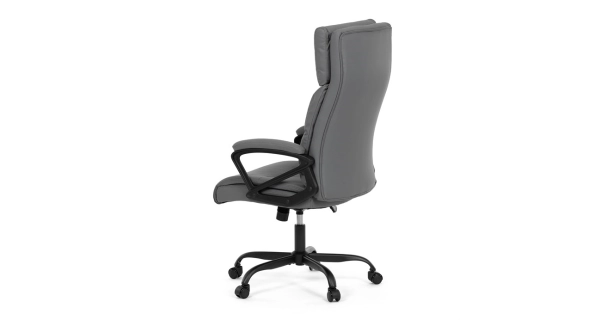 Kancelářská židle MORLEMPON, šedá ekokůže