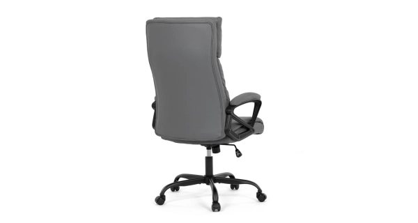 Kancelářská židle MORLEMPON, šedá ekokůže