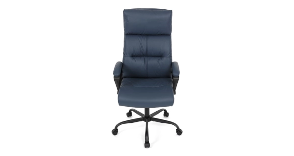 Kancelářská židle MORLEMPON, tmavě modrá ekokůže