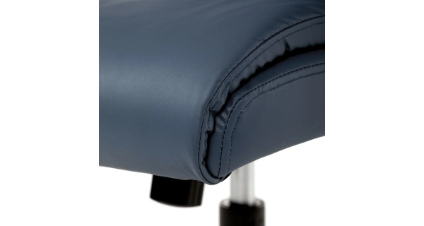 Kancelářská židle MORLEMPON, tmavě modrá ekokůže