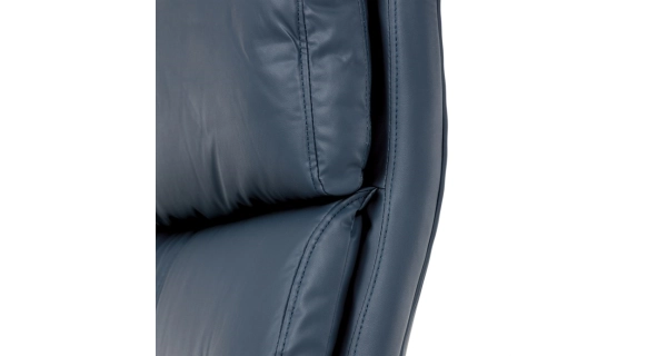 Kancelářská židle MORLEMPON, tmavě modrá ekokůže