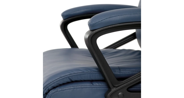 Kancelářská židle MORLEMPON, tmavě modrá ekokůže