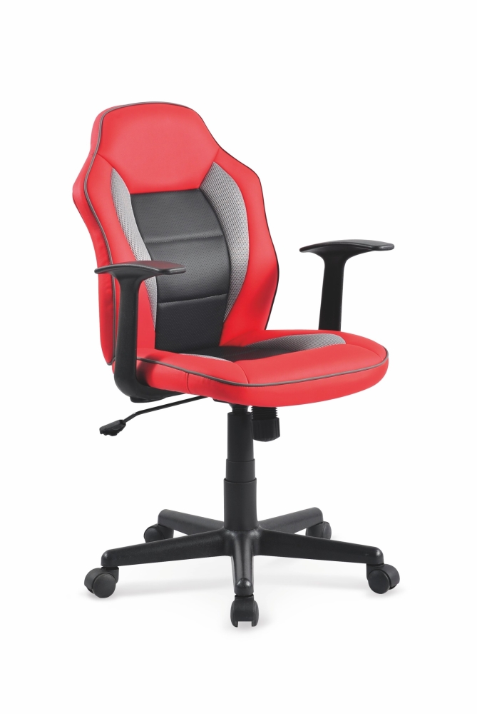 Levně Kancelářská židle BATAM, černá/červená