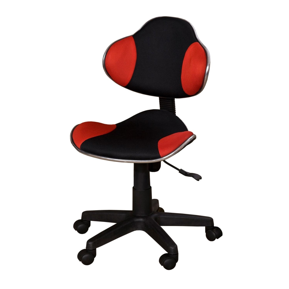 Kancelářská židle DECCAN, červeno/černá barva