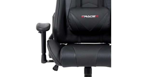 Kancelářská židle NUMMULAR, černá koženka/černá látka