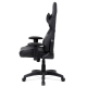 Kancelářská židle NUMMULAR, černá koženka/černá látka