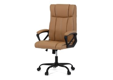 Kancelářská židle NYERIENSIS, krémová ekokůže
