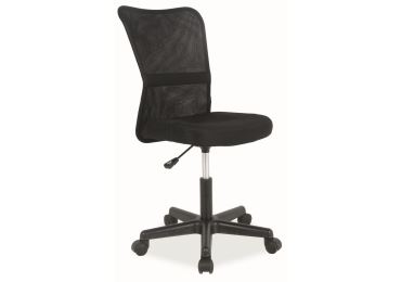 Kancelářská židle PANOGA, černá Z EXPOZICE PRODEJNY, II. jakost