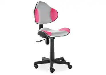 Kancelářská židle PEDROZA, šedá/růžová