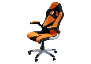 Kancelářská židle PELISTER 4, oranžová/černá
