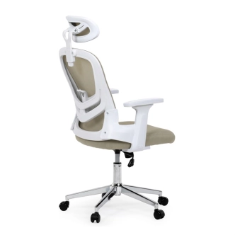 Kancelářská židle PIMEL, béžová síťovina