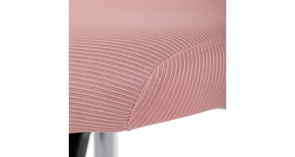 Kancelářská židle PIMEL, růžová síťovina