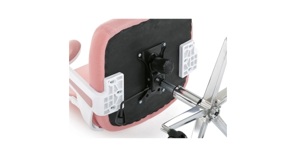 Kancelářská židle PIMEL, růžová síťovina